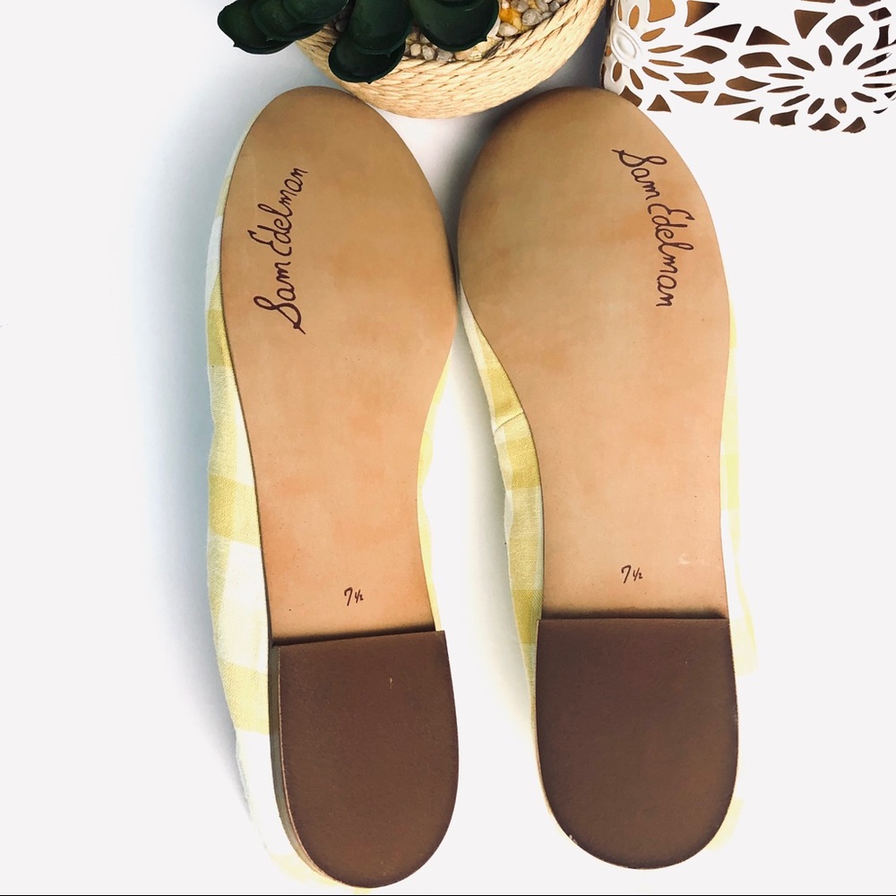 Sam Edelman Gingham Flats - Picture 4 of 8